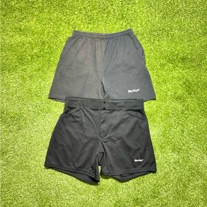 Vintage MacGregor Athletic / Coach Shorts Bundle Of 2 Mens Size XL Black/Black